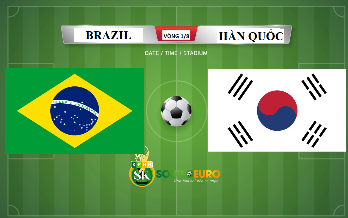 Thong tin tran dau Brazil vs Han Quoc World Cup 2022